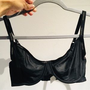 Calvin Klein Sheer Marquisette Unlined Demi Bra